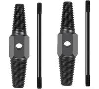 Set di estrattori per viti filettate a sinistra per rimuovere elementi di fissaggio sequestrati e danneggiati da tubi e raccordi (B)