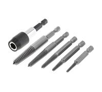 Set di estrattori per viti, kit di rimozione bulloni danneggiati, punte per trapano a vite rotte, strumenti di estrazione in acciaio ad alta velocità, design con gambo esagonale, compatibile con