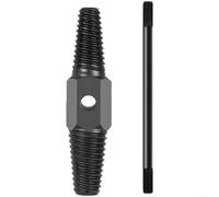 Set di estrattori per viti rotte a doppia testa, ad alta durezza, punte per trapano a mano sinistra per rimuovere bulloni arrugginiti spogliati e tubi da 3 mm-18 mm, kit di attrezzi per l'edilizia