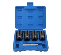 Set di estrattori per viti: WIYETY, set di 5 pezzi per la rimozione di dadi e bulloni a spirale (17-22 mm)