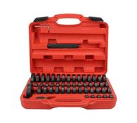 Set di estrattori professionali per rimozione boccole, 56 pezzi, kit di attrezzi per installazione di cuscinetti a disco intercambiabili, albero con manico lungo, per meccanici,