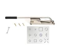 Set di estrusori per argilla con stampo a 12 strati e manico per una facile lavorazione del fango morbido a scuola