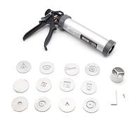Set di Estrusori per Bastoncini di Fango Cavo, 11 Tipi di Strumenti per Ceramica Con Bastoncini di Fango Cavi Morbidi, Pistola per Spremitura del Fango Portatile, Strumenti per Modellare L'argilla