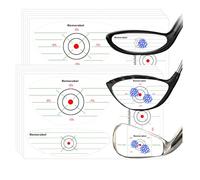 Set di etichette blu per driver di golf, 150 pezzi, autodidattica, per analisi dei punti dolci e della coerenza, adesivi per bersaglio, putter standard in legno, ferro, registratore per colpire la