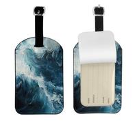 Set di etichette per bagagli con stampa "Within The Tides", per borse da viaggio, per uomini e donne