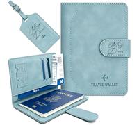 Set di etichette per passaporto personalizzate, con incisione personalizzata, copertina per libro del passaporto con nome, accessori da viaggio, simpatiche copertine per passaporto, per donne e uomini