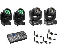 Set di eurolite set 2x LED TMH-W63 2X LED TMH-S30 USB QuickDMX Easy Show (2000867) NEW