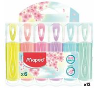 Set di Evidenziatori Maped Multicolore 6 Pezzi [12 Unità]