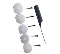 Set di extension professionali per capelli con punti salienti, pettine caldo e sicuro e piano facile da viaggiare per un aspetto semplice. Kit di installazione rapida per allungamenti dei capelli