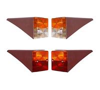 Set di fanali laterali e fanali posteriori con staffe in metallo e lampadine da 12 V, adatto per IHC Mc Cormick 323 423 353 453 D323