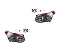 Set Di Fari Alogeni Compatibile Con Citroen C3 Picasso 11/09- H7 H1 Fendinebbia