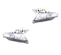Set Di Fari Alogeni Compatibile Con Honda Civic 01/06- H7 H1 Fari Nebbiosi.