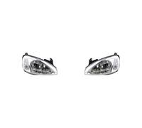 Set Di Fari Alogeni Compatibile Con Opel Corsa C -03 H7 H7 Sistema Valeo Li. Re