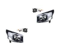 Set Di Fari Alogeni Compatibile Con Opel Vivaro 06/14- H4 Lampadine Fendinebbia