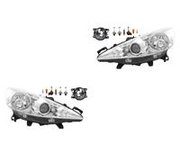 Set Di Fari Alogeni Compatibile Con Peugeot 207 02/06- H1 H7 H7 Fendinebbia