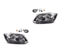 Set Di Fari Alogeni Compatibile Con VW Caddy III 2K 10-13 H4 Fari Fendinebbia.