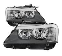 Set Di Fari Alogeni Con Motore Per BMW X3 F25 Anno 9.10-12.13 H7 H7 PY21W W5W