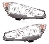Set Di Fari Alogeni Con Motore Per Peugeot 308 CC SW H7 H1 PY21W P21/5W