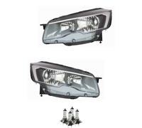 Set Di Fari Alogeni Destro E Sinistro H7 Per Peugeot 508 SW I Inclusi Lampadine