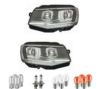 Set Di Fari Alogeni H4 Per VW Transporter VI Bus SGB SGG Inclusi Lampade