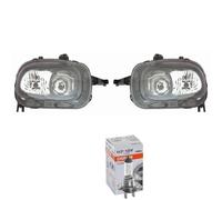Set Di Fari Alogeni H7/H7 Per Citroën C3 III Inclusi Lampadine