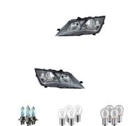 Set Di Fari Alogeni H7 Neri Per Seat Leon SC ST Inclusi Lampadine