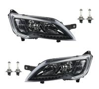Set Di Fari Alogeni HSW Compatibile Con Fiat Ducato 250 2014- LED TFL 4xH7 L R