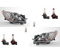 Set Di Fari Alogeni HSW Compatibile Con Mazda 3 BL 06/09- Con Lampadine LR