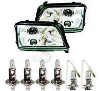 Set Di Fari Alogeni Per Audi A6 (4A/C4) Anno 06/94-10/97 H1/H1/H3 Con NSW