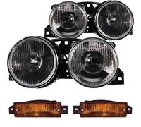 Set Di Fari Alogeni Per BMW 3 E30 09.82-03.92 H1/H1 Con Indicatori KTC