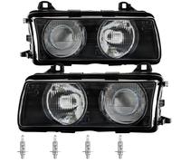 Set Di Fari Alogeni Per BMW 3 E36 Anno 09.90-02.98 Inclusi Osram H1+H1