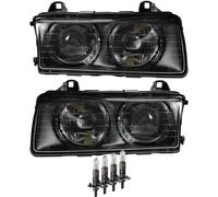 Set Di Fari Alogeni Per BMW Tipo 3 E36 12.90-09.94 H1/H1 Senza Motore 1360691