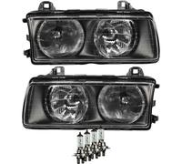 Set Di Fari Alogeni Per BMW Tipo 3 / E36 9.94-4.98 H7/H7 Senza Motore 1360692
