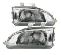 Set Di Fari Alogeni Per Honda Civic 10.91-10.95 H4 Senza Motore