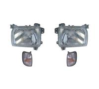 Set Di Fari Alogeni Per Nissan NAVARA D22 01.97- H4 Con Indicatori