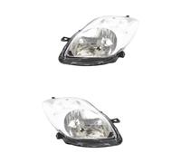 Set Di Fari Alogeni Sinistro E Destro Fari Principali H4 Per Toyota Yaris