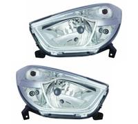 Set Di Fari Alogeni Sinistro E Destro H4 Per Dacia Dokker Express Lodgy