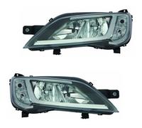 Set Di Fari Alogeni Sinistro E Destro H7 H1 PY21W W21/5W Cromato Per Fiat Ducato