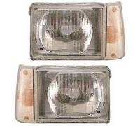 Set Di Fari Alogeni Sinistro E Destro R2 (BILUX) Per Fiat Panda