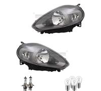 Set Di Fari Anthracite H4/P21W Per Fiat Punto 199_ 199 Inclusi Lampadine Osram