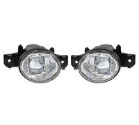 Set Di Fari Antinebbia LED Cromati Ultra Bianchi Renault Clio 01-12 Coppia