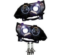 Set Di Fari Bi Xenon Per BMW 5 Serie E60 E61 05-07 Hella Luce Curva 4NX