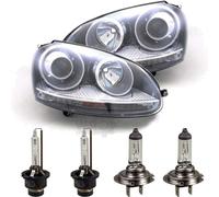 Set Di Fari Bi-Xenon Per VW GOLF V 1K/5M 10/03-05/09 D2S/H7 Con Motore