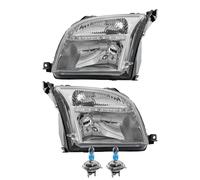 Set Di Fari Bianchi Inclusi Lampadine OSRAM H4 Con Motore LWR Per Ford Fusion JU