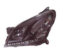 Set di fari con DRL-Look compatibile con Opel Astra H 2004-2009 - Nero