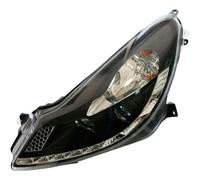 Set di fari con DRL-Look compatibile con Opel Corsa D 2006-2010 - Nero