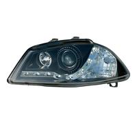 Set di fari con DRL-Look compatibile con Seat Ibiza/Cordoba 6L 2002-2008 - Nero