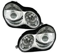 Set di fari cromati per Mercedes W203 di EAGLE EYES