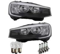 Set Di Fari Destro E Sinistro H7/H7/P21W Per BMW X3 F25 Inclusi Lampadine Osram