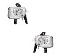 Set Di Fari Fendinebbia Destro Sinistro Cromo H1 Per Fiat Grande Punto 199_ 199